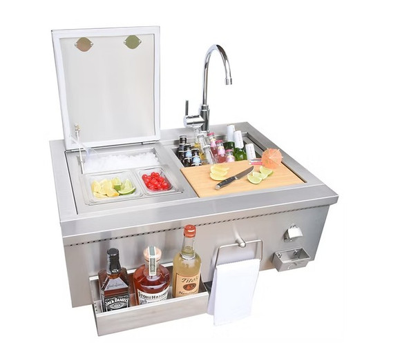 30" Cocktail Station with Sink